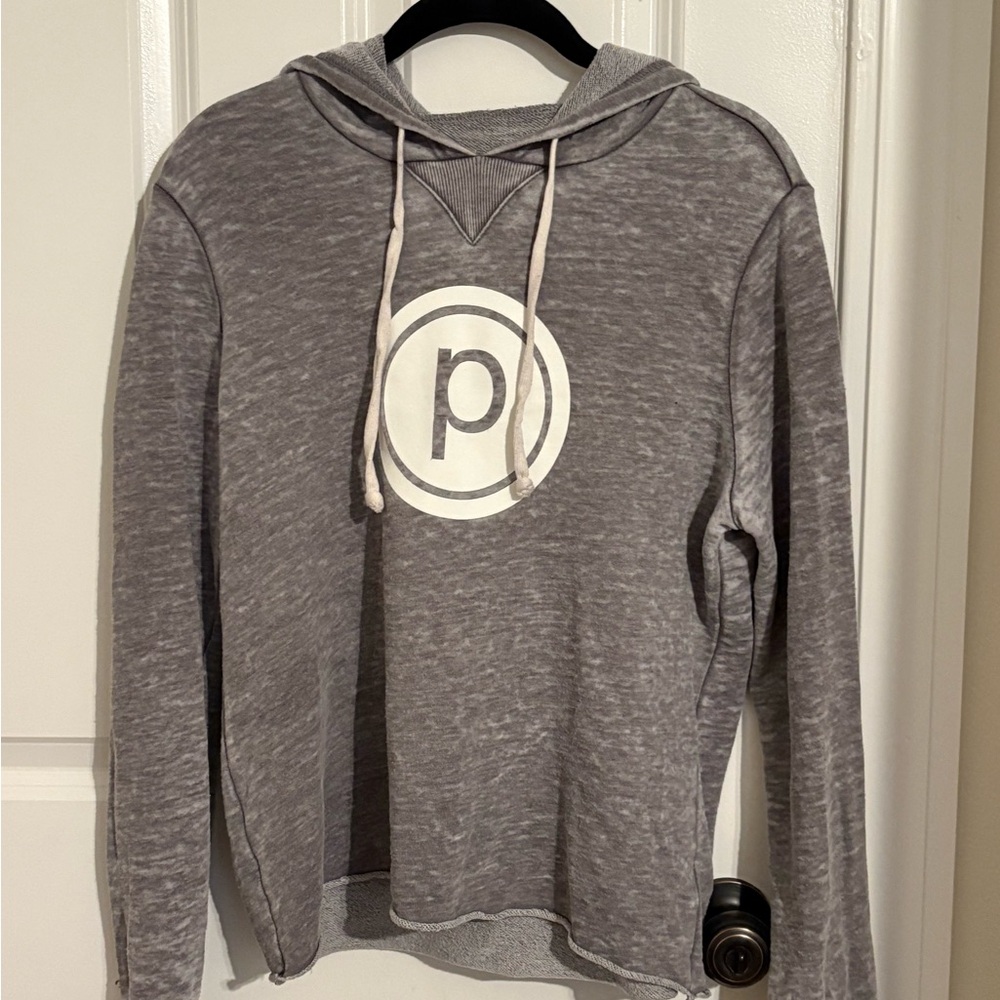 Pure Barre Charcoal Hoodie with Logo